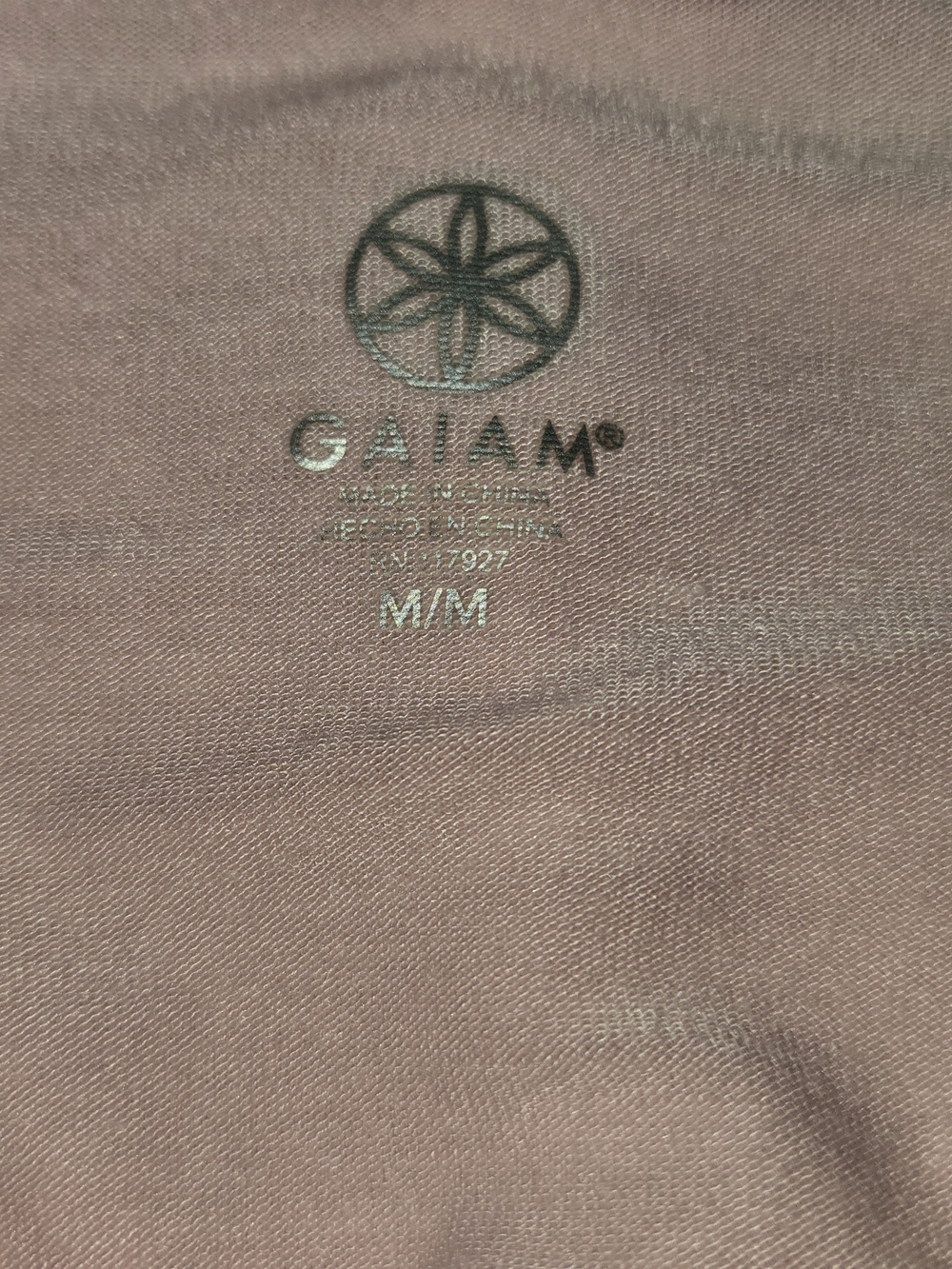 GAIAM Light Pink Layered-Hem Long Sleeve Tunic - Picture 6 of 8